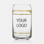 Fügen Sie Ihr Logo personalisierten Firmennamen PA Dosenglas (Rückseite)