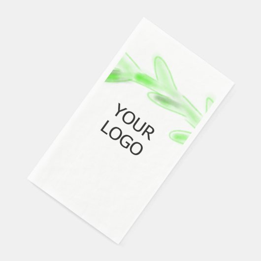 Fügen Sie Ihr Logo personalisierten Firmennamen PA Serviette (Ecke)