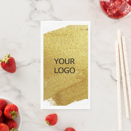 Fügen Sie Ihr Logo personalisierten Firmennamen PA Serviette (Beispiel)