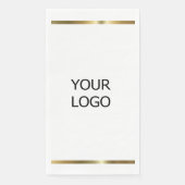 Fügen Sie Ihr Logo personalisierten Firmennamen PA Serviette (Vorderseite)