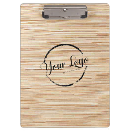 Fügen Sie Ihr Logo rustikales Stallholz hinzu Klemmbrett