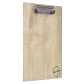 Fügen Sie Ihr Logo rustikales Stallholz hinzu Klemmbrett (Rechts)