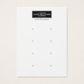 Fügen Sie Ihr Logo Schmuck 4 Loch Earring Display  (Vorderseite)