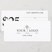 Fügen Sie Ihr Logo Schönheitsgeschäft Geschenkguts (Vorne/Hinten)