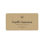 Fügen Sie Ihr Logo-Skript und Ihr Druckschrift-Kra Adressaufkleber (Vorne)