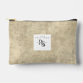 Fügen Sie Ihr Logo Trendwood Hintergrund natürlich Zubehörtasche