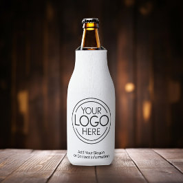 Fügen Sie Ihr Logo-Unternehmen Minimalistisch hinz Flaschenkühler