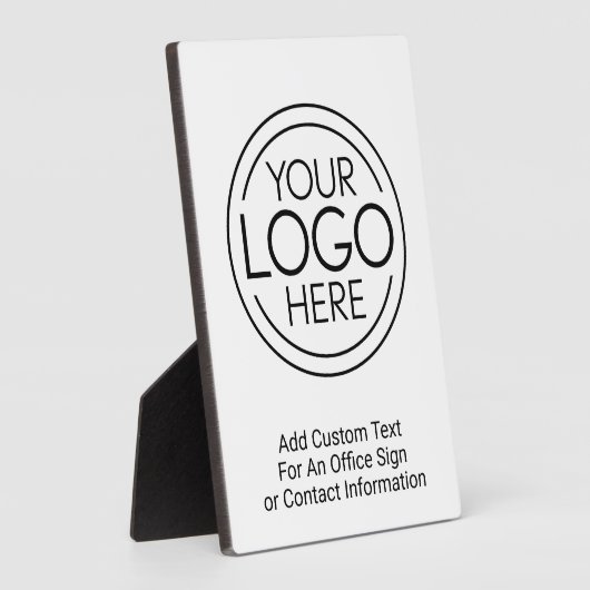 Fügen Sie Ihr Logo-Unternehmen Minimalistisch hinz Fotoplatte (Seite)