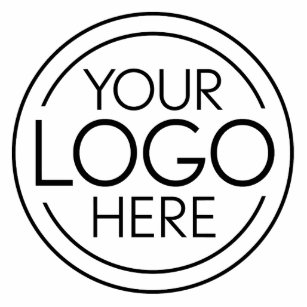 Fügen Sie Ihr Logo-Unternehmen Minimalistisch hinz Freistehende Fotoskulptur