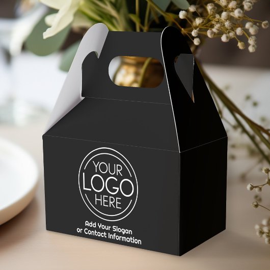 Fügen Sie Ihr Logo-Unternehmen Minimalistisch hinz Geschenkschachtel
