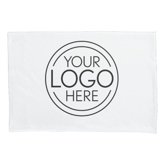 Fügen Sie Ihr Logo-Unternehmen Minimalistisch hinz Kissenbezug (Vorderseite)