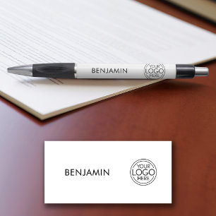 Fügen Sie Ihr Logo-Unternehmen Minimalistisch hinz Kugelschreiber