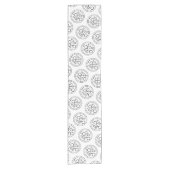 Fügen Sie Ihr Logo-Unternehmen Minimalistisch hinz Kurzer Tischläufer (Vorderseite)