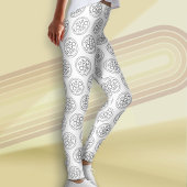 Fügen Sie Ihr Logo-Unternehmen Minimalistisch hinz Leggings