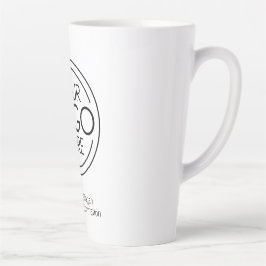 Fügen Sie Ihr Logo-Unternehmen Minimalistisch hinz Milchtasse