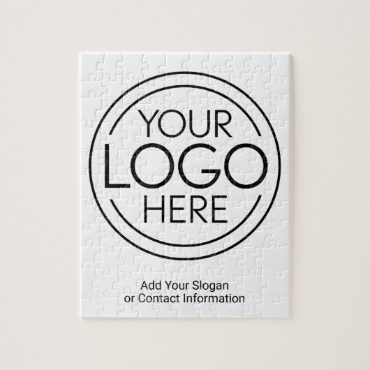 Fügen Sie Ihr Logo-Unternehmen Minimalistisch hinz Puzzle (Vertikal)