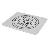 Fügen Sie Ihr Logo-Unternehmen Minimalistisch hinz Schneidebrett (Ecke)