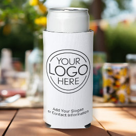 Fügen Sie Ihr Logo-Unternehmen Minimalistisch hinz Selters Dosenkühler