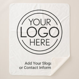 Fügen Sie Ihr Logo-Unternehmen Minimalistisch hinz Sherpadecke