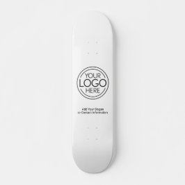 Fügen Sie Ihr Logo-Unternehmen Minimalistisch hinz Skateboard