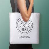 Fügen Sie Ihr Logo-Unternehmen Minimalistisch hinz Tasche