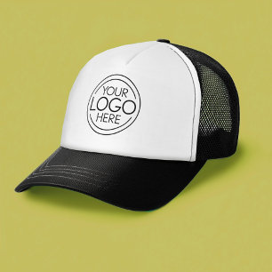 Fügen Sie Ihr Logo-Unternehmen Minimalistisch hinz Truckerkappe