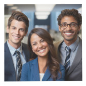 Fügen Sie Ihr Logo-Unternehmen Minimalistisch hinz Würfel (Vorderseite)