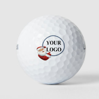 Fügen Sie Ihr Logo Weihnachten Feiertag Golfball