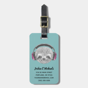 Fügen Sie Ihr Namens  Porträt der Gepäckanhänger