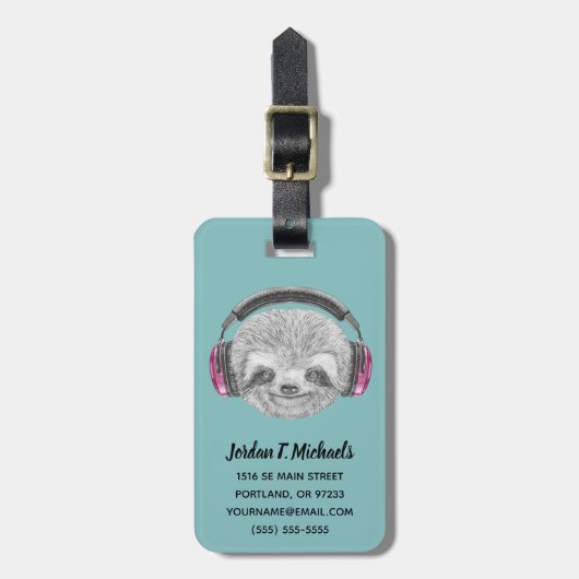 Fügen Sie Ihr Namens| Porträt der Gepäckanhänger (Vorderseite vertikal)