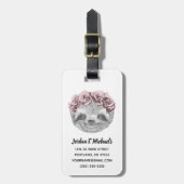 Fügen Sie Ihr Namens| Porträt des Gepäckanhänger (Vorderseite vertikal)