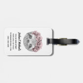 Fügen Sie Ihr Namens| Porträt des Gepäckanhänger (Rückseite horizontal)