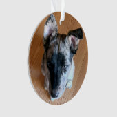 Fügen Sie Ihr Niedliches Puppy-Foto doppelseitig h Ornament (Vorderseite)