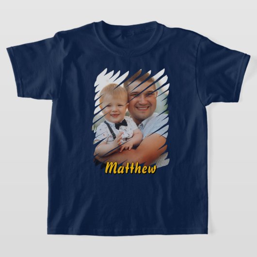 Fügen Sie Ihr Portrait und Ihren Namen hinzu. Pers T-Shirt (Ablage )