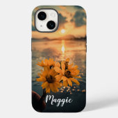 Fügen Sie Ihr schönes Foto Mit Monogramm niedliche Case-Mate iPhone Hülle (Rückseite)