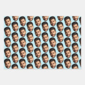 Fügen Sie Ihr schönes Foto Muster Personalisiert h Geschenkpapier Set (Vorderseite 3)