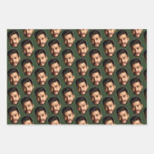 Fügen Sie Ihr schönes Foto Muster Personalisiert h Geschenkpapier Set (Vorderseite 2)