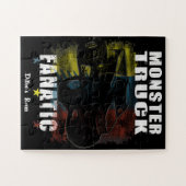 Fügen Sie Ihr Text-Monster-LKW-Puzzle hinzu Puzzle (Horizontal)