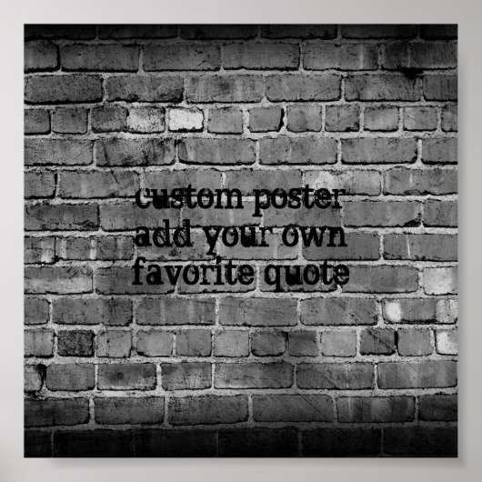 fügen Sie Ihr Zitat-Poster auf der witterten Ziege Poster (Vorne)