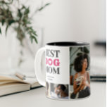 Fügen Sie Ihre 5 Foto Beste Hunde Mama Definition  Zweifarbige Tasse<br><div class="desc">Erleben Sie die bedingungslose Liebe und die grenzenlose Freude, eine Hunde-Mama zu sein, mit unserer schönen personalisierten 5-Foto-Collage und der Hunde-Mama-Definition-Tasse. Diese reizvolle Tasse zeigt Ihre wütenden Familienmitglieder in einer herzzerwärmenden Montage, die ihre spielerische Antik und zarte Momente einfangen. Ob Sie Ihren Morgenkaffee trinken oder einen gemütlichen Abend Tee teilen,...</div>