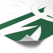 Fügen Sie Ihre benutzerdefinierten Striche Blume l Poster (Ecke)