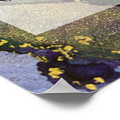 Fügen Sie Ihre Bio Abstrakte Alkoholtinte hinzu. Poster (Ecke)