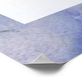 Fügen Sie Ihre Bio Abstrakte Alkoholtinte hinzu. Poster (Ecke)