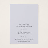 Fügen Sie Ihre BRANDNAME All-in-one Schmuckkarte h (Rückseite)