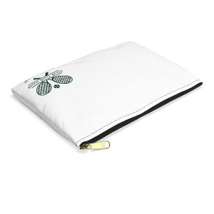 Fügen Sie Ihre Clubname Tennis Icons Green hinzu Zubehörtasche