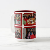 FÜGEN SIE IHRE CUSTOM-FOTO-TASSE HINZU ZWEIFARBIGE TASSE (Vorderseite Links)