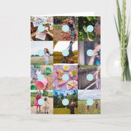 Fügen Sie Ihre eigene 12 Fotos individuell anpassb Karte