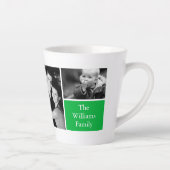 Fügen Sie Ihre eigene 4-Foto-Galerie und das grüne Milchtasse (Rechts)