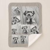 Fügen Sie Ihre eigene 9-Foto-Collage hinzu - CAN t Sherpadecke (Vorderseite)