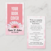 Fügen Sie Ihre eigene Buchabdeckung Werbepinke Aut Visitenkarte (Vorne/Hinten)
